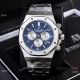 Knockoff Audemars Piguet Royal Oak 41mm Wrist Silver Steel Blue Sub-dials (3)_th.jpg